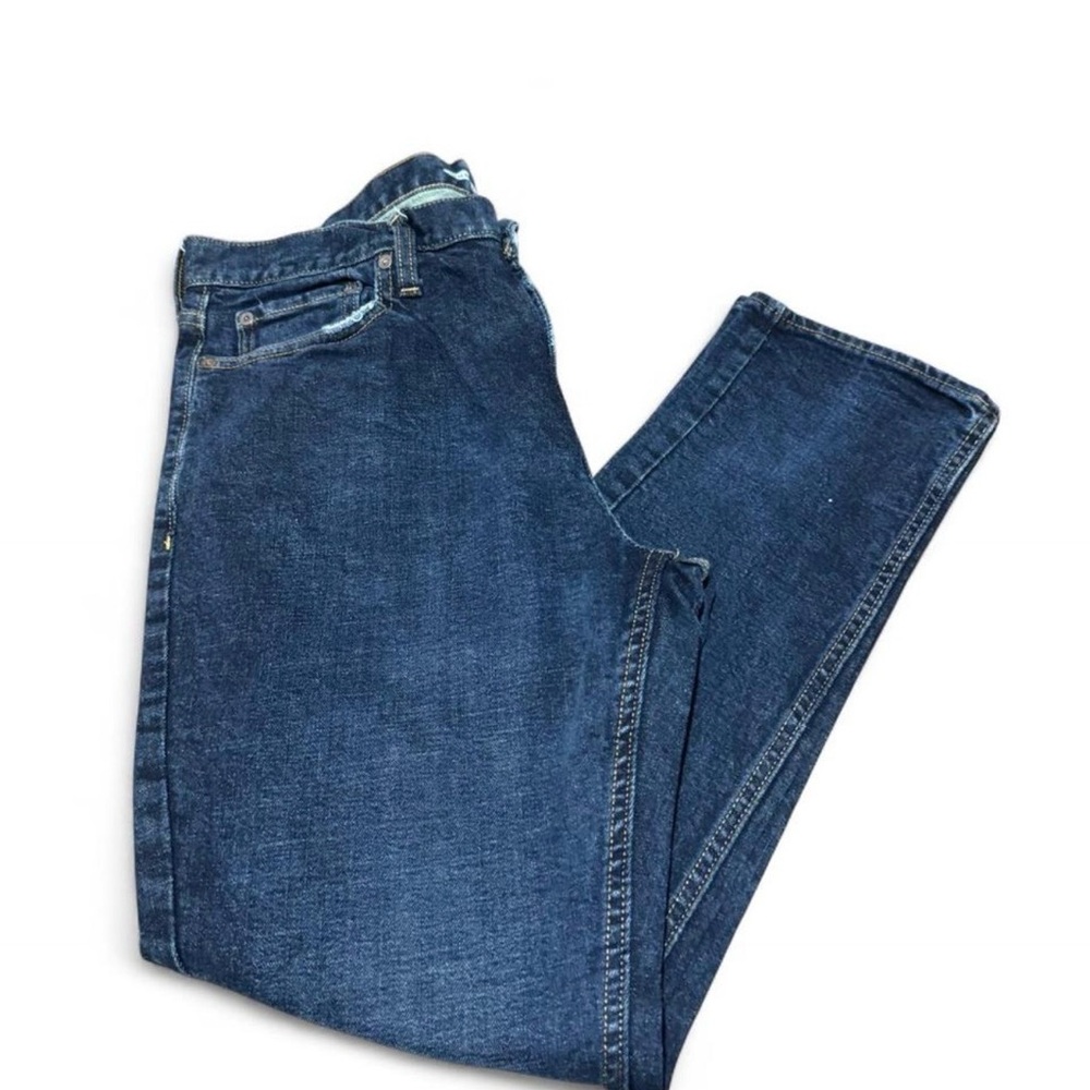 Old Navy Men's Dark Blue Straight Jeans